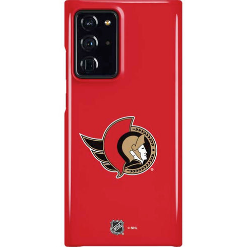 NHL Ottawa Senators Solid Background Galaxy Cases